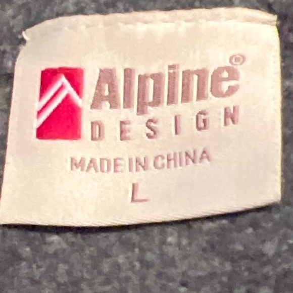 Vintage Alpine Design hunter green sweater size large - Picture 8 of 9